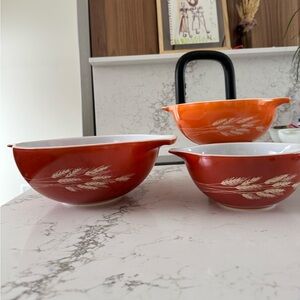 Pyrex Autumn Harvest Set